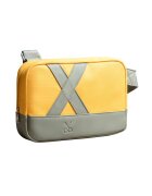 KAFT Geanta crossbody unisex Nougrod - Galben sofran/Gri cenusiu
