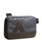 KAFT Geanta crossbody unisex Nougrod - Negru stins/Gri carbune