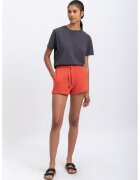 KAFT Pantaloni scurti cu talie inalta si snur - Coral