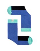 KAFT Sosete unisex colorblock - Negru/Albastru inchis/Albastru glaciar