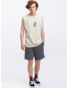 KAFT Top unisex cu imprimeu grafic - Alb murdar