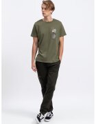 KAFT Tricou unisex cu imprimeu grafic - Kaki