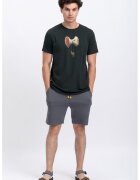 KAFT Tricou unisex cu imprimeu grafic - Negru stins
