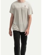 KAFT Tricou unisex de bumbac cu imprimeu - Bej deschis