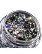 KAJOL Beauty Pigment fulgi glitterati pentru machiaj si body art PK156(negru holografic) ™