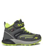KangaRoos Pantofi copii 301090335 - Piele ecologica/Textil - Gri