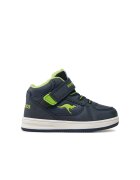 KangaRoos Pantofi copii - 33624 - Piele ecologica - Verde | Negru