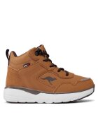 KangaRoos Pantofi sport copii - 88684 - Piele ecologica - Maro