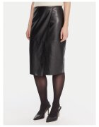 KAOS Fusta dama - din piele ecologica - neagra