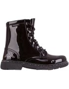 Kappa Ghete lucioase de dama - Piele ecologica - Negru -