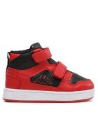 Kappa Mocasini copii 301162629 - Piele ecologica - Rosu/Negru - Rosu/Negru
