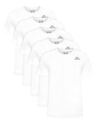 Kappa Set tricouri barbatesti albe - bumbac