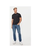 Kappa Tricou barbati 304J150 - Bumbac - XS INTL - Negru