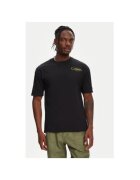 Kappa Tricou barbati 361Q6XW - Bumbac organic - Negru - Negru
