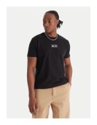 Kappa Tricou barbati negru - bumbac