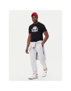 Kappa Tricou sport barbatesc negru - bumbac