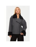 Karen by Simonsen Geaca dama - 304177095 - Poliester/Lana - Gri - Gri