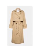 Karen by Simonsen Trench dama - 303554101 - Bumbac - Bej - Bej