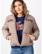 Karl Kani Geaca cu logo si fermoar - Maro nisip