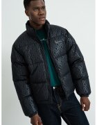 Karl Kani Geaca cu model si guler inalt - Negru
