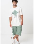 Karl Kani Tricou cu imprimeu logo - Verde/Alb murdar