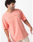 Karl Kani Tricou cu logo brodat - Portocaliu