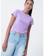 Karl Kani Tricou slim fit cu logo brodat - Lila