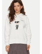 Karl Lagerfeld Bluza dama - 304579905 - Bumbac organic - Alb - Alb