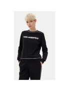 Karl Lagerfeld Bluza dama A2W20066 - Bumbac organic - XS INTL - Negru