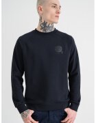 Karl Lagerfeld Bluza de trening cu imprimeu logo - Negru stins