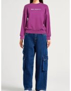 Karl Lagerfeld Bluza sport din bumbac organic - Mov