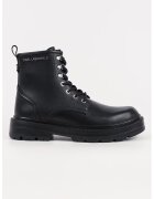 Karl Lagerfeld Bocanci din piele - Negru