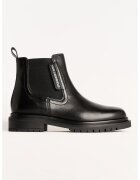 Karl Lagerfeld Czime Chelsea din piele - Negru