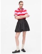 Karl Lagerfeld Fusta mini evazata cu talie elastica - Negru