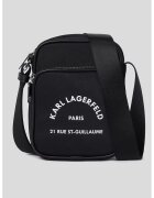 Karl Lagerfeld Geanta crossbody cu logo - Negru