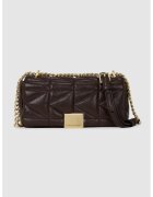 Karl Lagerfeld Geanta crossbody cu model matlasat Kuilt - Maro cognac