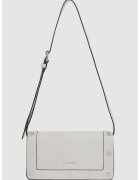 Karl Lagerfeld Geanta crossbody din piele ecologica - Alb murdar