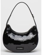 Karl Lagerfeld Geanta cu logo - fermoar si maner - Negru