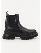 Karl Lagerfeld Ghete Chelsea de piele - Negru