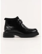 Karl Lagerfeld Ghete din piele - Negru