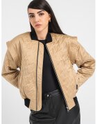 Karl Lagerfeld Jacheta bomber cu maneci detasabile - Bej