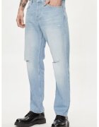 Karl Lagerfeld Jeans Blugi barbati - 303747305 - Bumbac organic - Albastru - Albastru