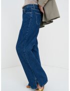 Karl Lagerfeld Jeans Blugi drepti cu talie medie - Albastru royal