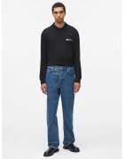 Karl Lagerfeld Jeans Blugi relaxed fit cu buzunare - Albastru inchis