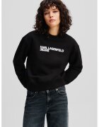 Karl Lagerfeld Jeans Bluza de trening din amestec de bumbac organic Essential - Negru