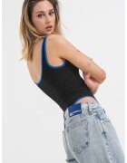Karl Lagerfeld Jeans Body cu decolteu adanc - Negru