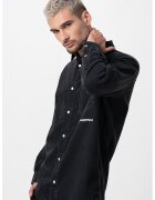 Karl Lagerfeld Jeans Camasa din denim cu logo - Negru