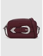 Karl Lagerfeld Jeans Geanta crossbody din piele ecologica cu catarama decorativa - Visiniu