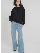 Karl Lagerfeld Jeans Hanorac lejer din bumbac organic - Negru