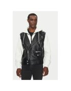 Karl Lagerfeld Jeans Jacheta barbati A1M15005 - Piele sintetica - M INTL - Negru